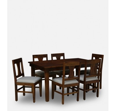 Kryss Sheesham Wood 6 Seater Dinning Set
